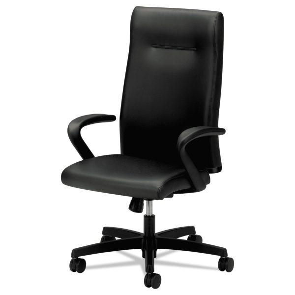 Ignition Series Executive High-Back Chair, Supports Up to 300 lb, 17.38  to 21.88  Seat Height, Black Supply - Image 2