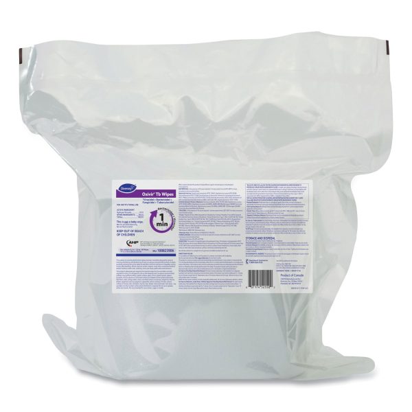 Oxivir TB Disinfectant Wipes Refill, 11 x 12, Unscented, White, 160 Wipes Refill Pouch, 4 Refill Pouches Carton Discount