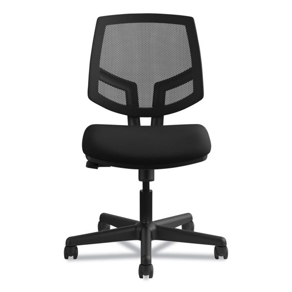 Volt Series Mesh Back Task Chair with Synchro-Tilt, Supports Up to 250 lb, 17.75  to 21.88  Seat Height, Black Fashion