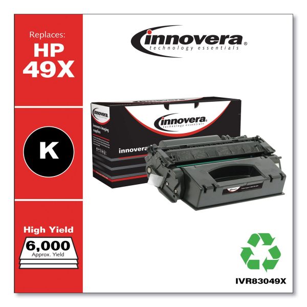 Remanufactured Black High-Yield Toner, Replacement for 49X (Q5949X), 6,000 Page-Yield Sale - Image 2