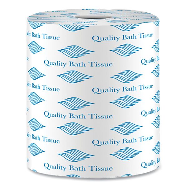 Bath Tissue, Septic Safe, 2-Ply, White, 500 Sheets Roll, 96 Rolls Carton Online Sale - Image 3