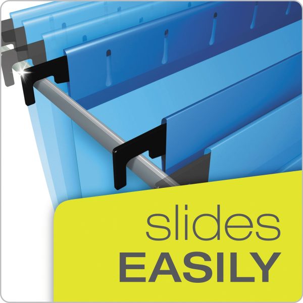 SureHook Hanging Pocket File, Letter Size, 1 5-Cut Tabs, Assorted Colors, 4 Pack Sale - Image 4