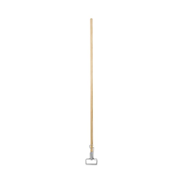 Spring Grip Metal Head Mop Handle for Most Mop Heads, Wood, 60 , Natural Online Hot Sale