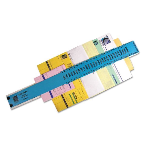 Plastic Indexed Sorter, 32 Dividers, Alpha Numeric Date Index, Letter Size, Blue Frame Cheap - Image 2