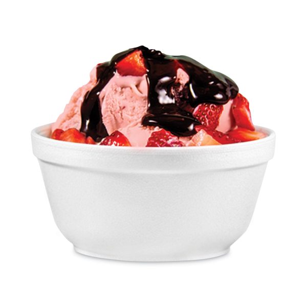 Foam Bowls, 10 oz, White, 50 Pack, 20 Packs Carton Discount - Image 5