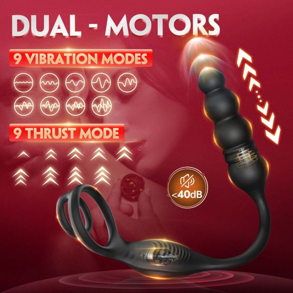 ARCHIE4| App Control Vibrating and Thrusting Anal Plug For Sale - Image 5