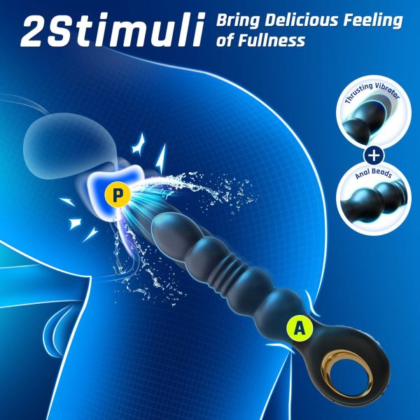 Potiphar| App Control Thrusting and Vibrating Anal Vibrator Cheap - Image 3