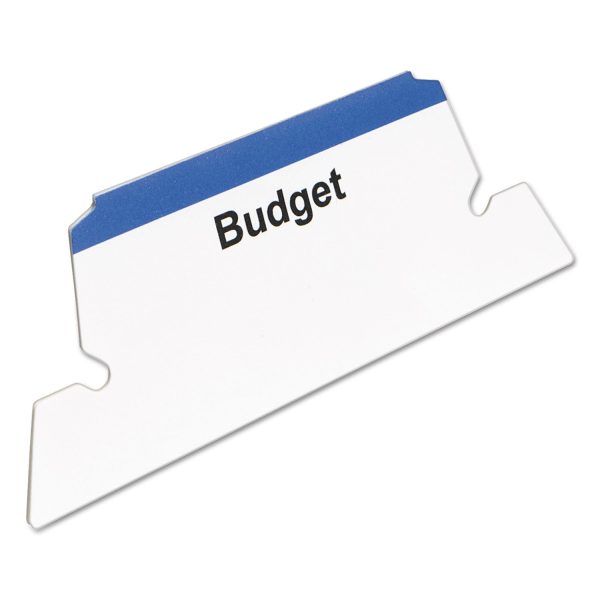 Laser Printable Hanging File Tabs, 1 5-Cut, White, 2.06  Wide, 90 Pack Online - Image 2
