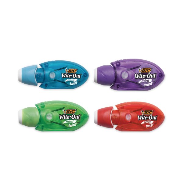 Wite-Out Mini Twist Correction Tape, Non-Refillable, Blue Fuchsia Applicators 0.2  x 314 , 2 Pack Cheap - Image 2