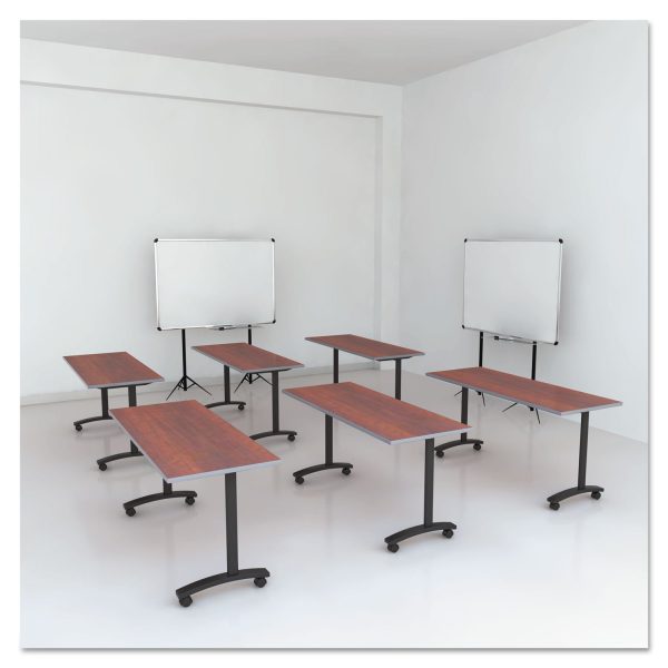 Alera Valencia Series Training Table T-Leg Base, 54w x 19.75d x 28.5h, Black Supply - Image 4