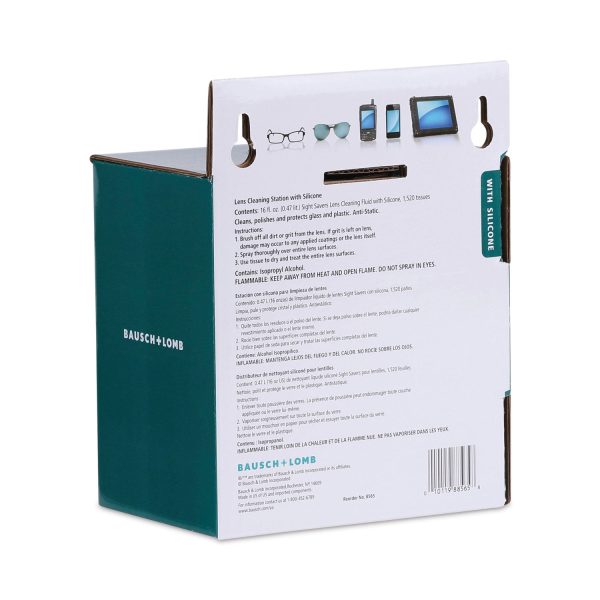 Sight Savers Lens Cleaning Station, 16 oz Plastic Bottle, 6.5 x 4.75, 1,520 Tissues Box Fashion - Image 3