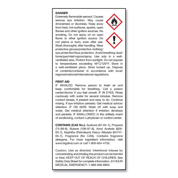Odor Control Fogger, Original Scent, 5 oz Aerosol Spray, 12 Carton Online now - Image 4