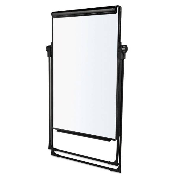 Folds-to-a-Table Melamine Easel, 28.5 x 37.5, White, Steel Laminate Cheap - Image 4
