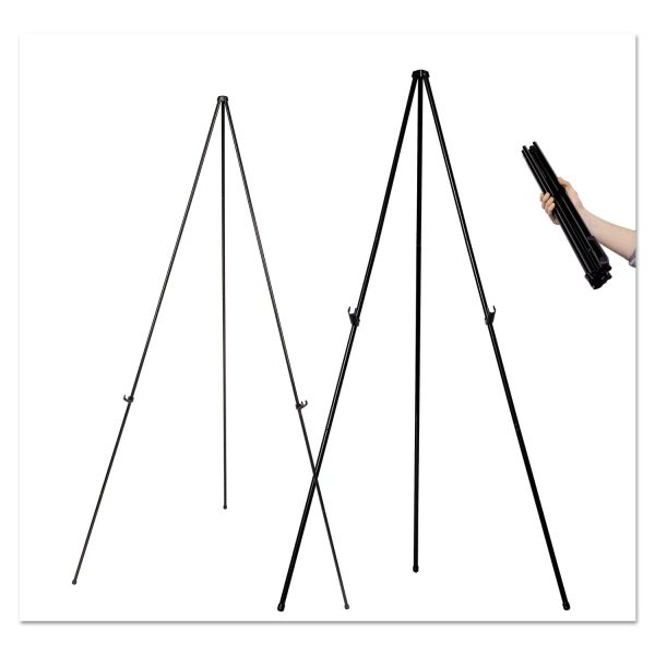 Instant Easel, 61.5  High, Black, Steel, Lightweight Cheap - Image 5