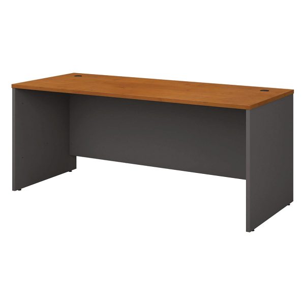 Series C Collection Desk Shell, 71.13  x 29.38  x 29.88 , Natural Cherry Graphite Gray Discount