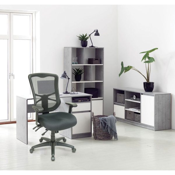 Alera Elusion Series Mesh High-Back Multifunction Chair, Supports Up to 275 lb, 17.2  to 20.6  Seat Height, Black Sale - Image 3