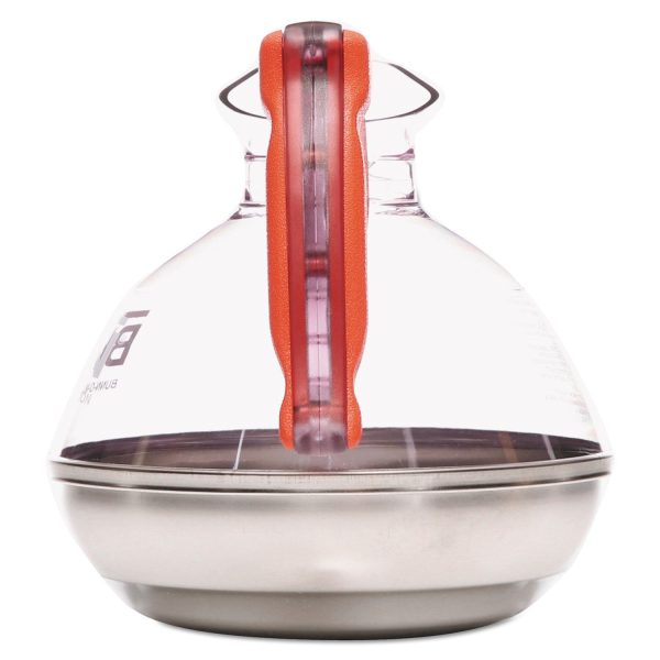 64 oz. Easy Pour Decanter, Orange Handle on Sale - Image 2