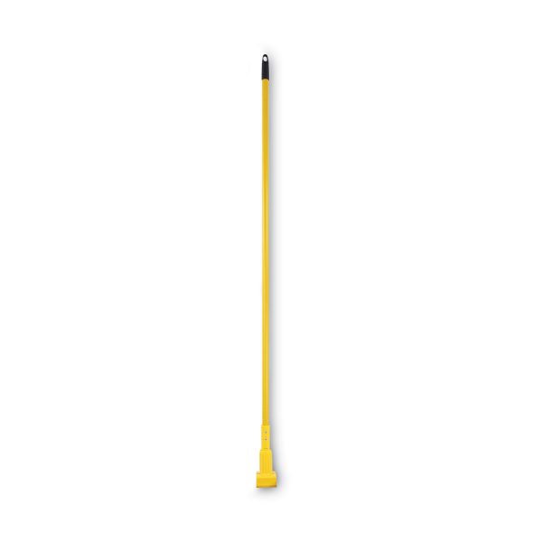 Plastic Jaws Mop Handle for 5 Wide Mop Heads, Aluminum, 1  dia x 60 , Yellow Online