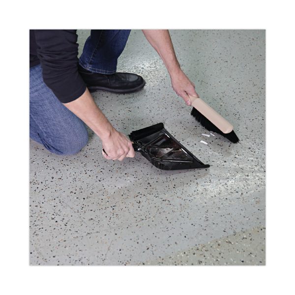 Counter Brush, Black Polypropylene, 4.5  Brush, 3.5  Tan Plastic Handle Fashion - Image 5