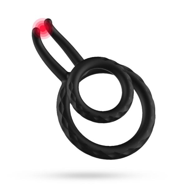 Dual Penis Silicone Multiple Combinations Testicle Ring Cheap - Image 3