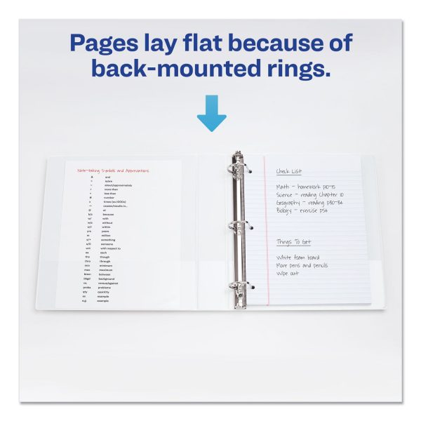 Durable View Binder with DuraHinge and EZD Rings, 3 Rings, 1  Capacity, 11 x 8.5, White, (9301) Cheap