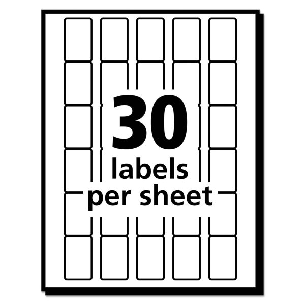 Removable Multi-Use Labels, Handwrite Only, 0.63 x 0.88, White, 30 Sheet, 35 Sheets Pack, (5424) For Cheap - Image 3