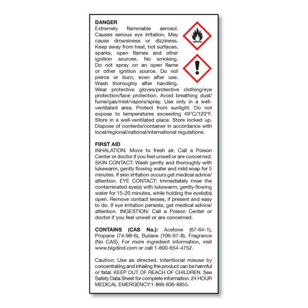 Fire D One Shot Aerosol, 5 oz Aerosol Spray, 12 Carton Online now - Image 4