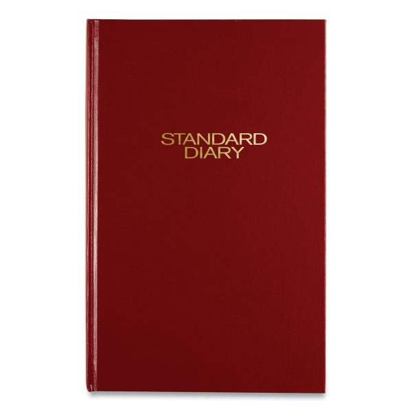 Standard Diary Daily Diary, 2024 Edition, Wide Legal Rule, Red Cover, (200) 12 x 7.75 Sheets For Sale