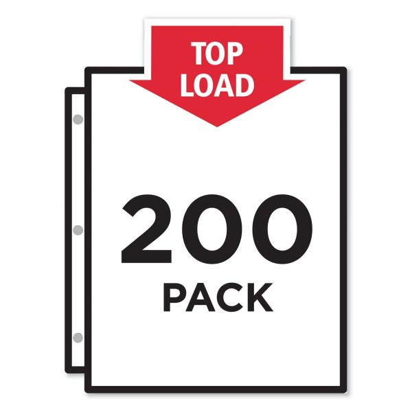 Top-Load Poly Sheet Protectors, Heavyweight, Letter, Nonglare, 200 Box Online Hot Sale - Image 5