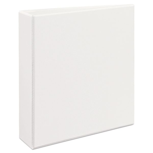 Heavy-Duty Non Stick View Binder with DuraHinge and Slant Rings, 3 Rings, 2  Capacity, 11 x 8.5, White, (5504) Online Hot Sale - Image 2