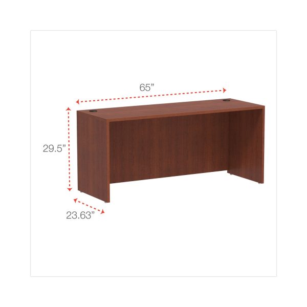 Alera Valencia Series Credenza Shells, 65w x 23.6d x 29.5h, Medium Cherry For Sale - Image 2