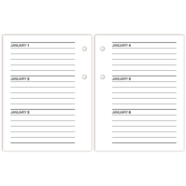 Compact Desk Calendar Refill, 3 x 3.75, White Sheets, 12-Month (Jan to Dec): 2024 Cheap - Image 4