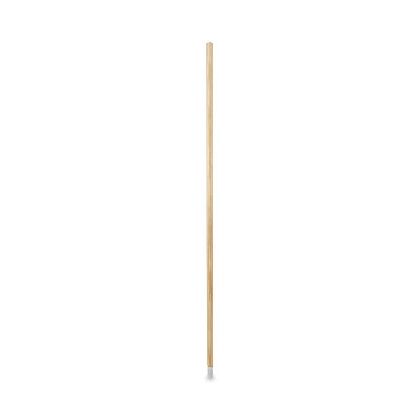 Lie-Flat Screw-In Mop Handle, Lacquered Wood, 1.13  dia x 54 , Natural Online Sale