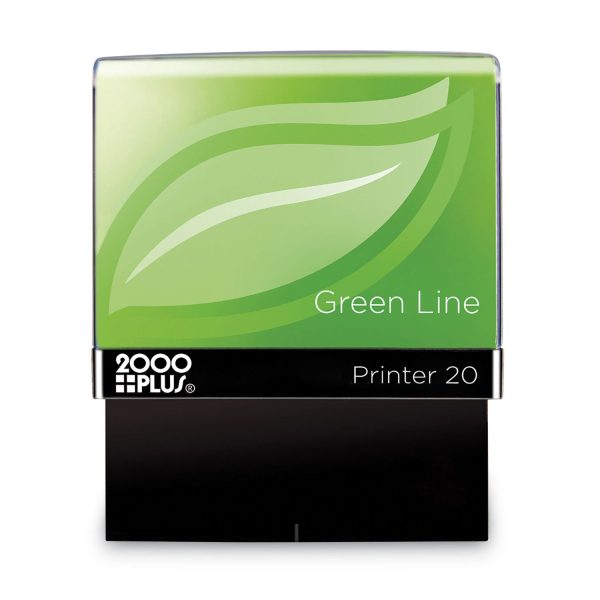 Green Line Message Stamp, Received, 1.5 x 0.56, Red For Discount - Image 3