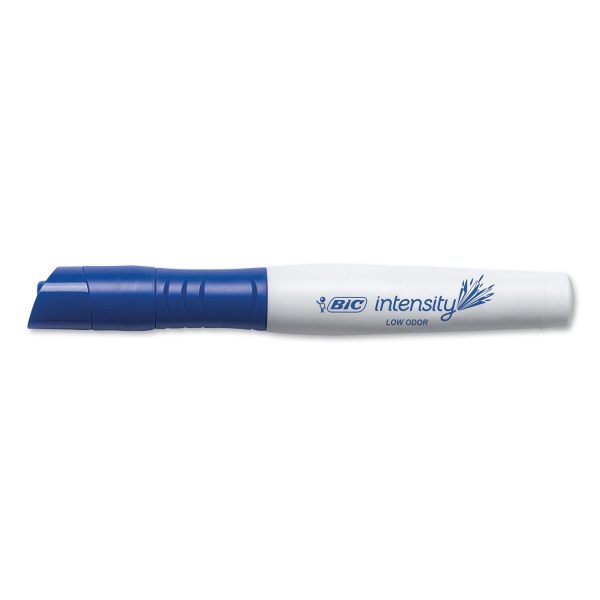Intensity Low Odor Chisel Tip Dry Erase Marker, Broad Chisel Tip, Blue, Dozen Online - Image 4