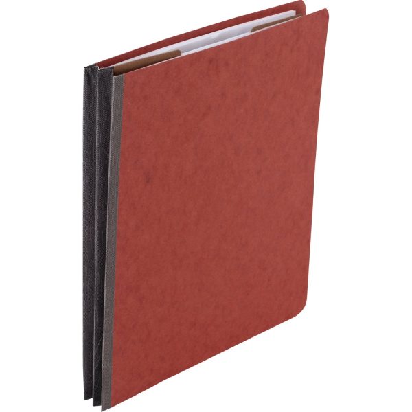 Pressboard Classification Folders, 2  Expansion, 1 Divider, 4 Fasteners, Letter Size, Earth Red Exterior, 10 Box Sale - Image 3