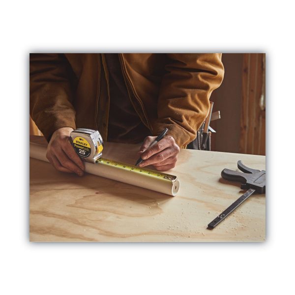 Powerlock II Power Return Rule, 1  x 25 ft, Chrome Yellow Online now - Image 3