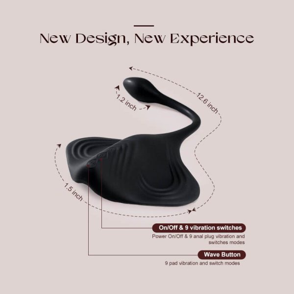 Stingray|Wearable Vibratiing Butt Plug Hot on Sale - Image 3