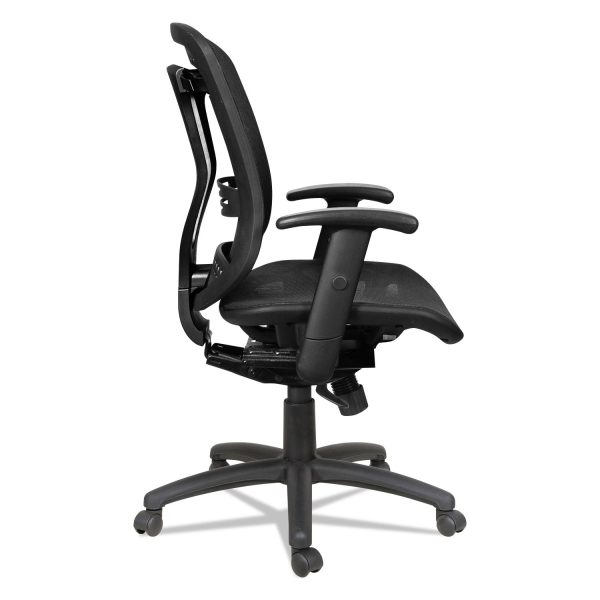 Alera Eon Series Multifunction Mid-Back Suspension Mesh Chair, Supports Up to 275 lb, 17.51  to 21.25  Seat Height, Black Discount - Image 3