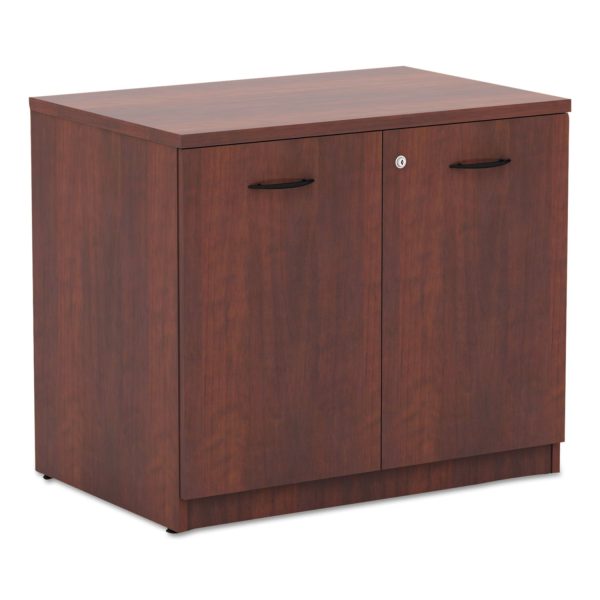 Alera Valencia Series Storage Cabinet, 34.13w x 22.78d x 29h, Medium Cherry Supply