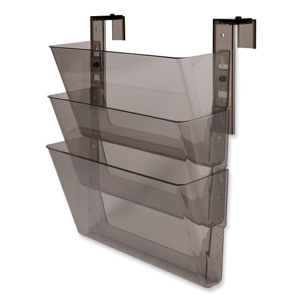 DocuPocket Three-Pocket File Partition Set, 3 Sections, Letter Size, 13  x 7  x 20 , Smoke, 3 Set Online