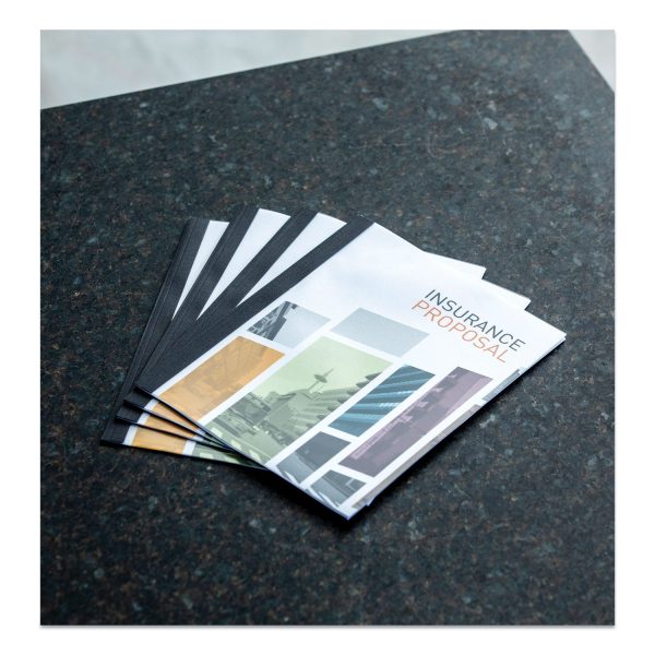 Thermal Binding System Presentation Covers, Clear, 61 to 90 Sheet Capacity, 11 x 8.5, Unpunched, 10 Pack Online now - Image 4
