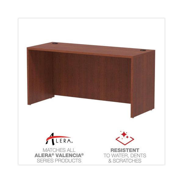 Alera Valencia Series Credenza Shell, 59.13w x 23.63d x 29.5h, Medium Cherry Hot on Sale - Image 4