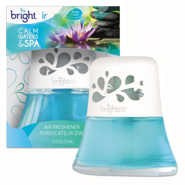 Scented Oil Air Freshener, Calm Waters and Spa, Blue, 2.5 oz Hot on Sale