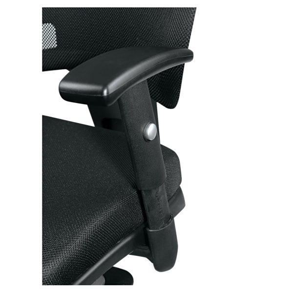 Alera Epoch Series Fabric Mesh Multifunction Chair, Supports Up to 275 lb, 17.63  to 22.44  Seat Height, Black Discount - Image 5