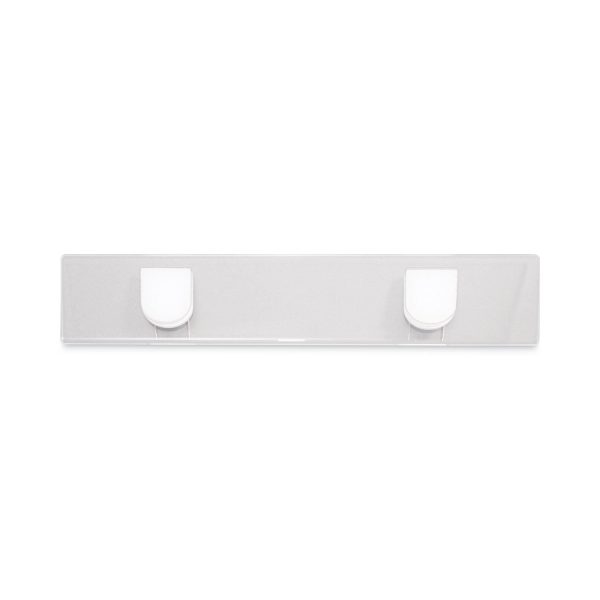 Panel Wall Sign Name Holder, Acrylic, 9 x 2, Clear Online now