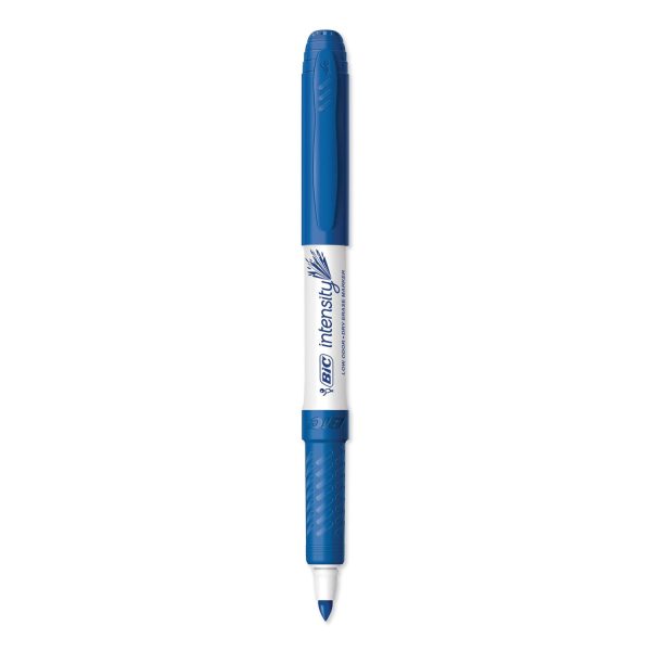 Intensity Low Odor Fine Point Dry Erase Marker, Fine Bullet Tip, Blue, Dozen Online Hot Sale - Image 2