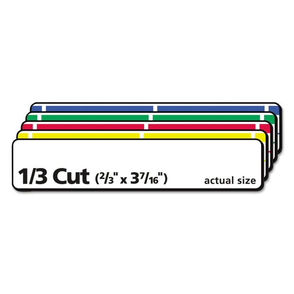 Removable File Folder Labels with Sure Feed Technology, 0.66 x 3.44, White, 30 Sheet, 25 Sheets Pack For Sale - Image 5