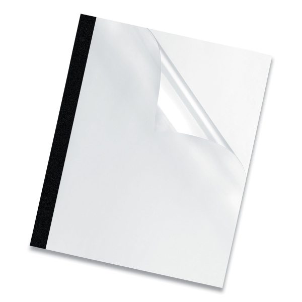 Thermal Binding System Presentation Covers, Clear, 61 to 90 Sheet Capacity, 11 x 8.5, Unpunched, 10 Pack Online now - Image 2