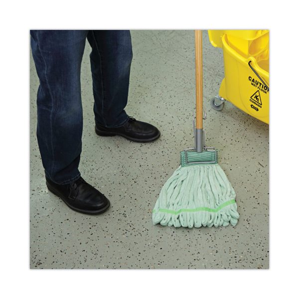 Spring Grip Metal Head Mop Handle for Most Mop Heads, Wood, 60 , Natural Online Hot Sale - Image 5